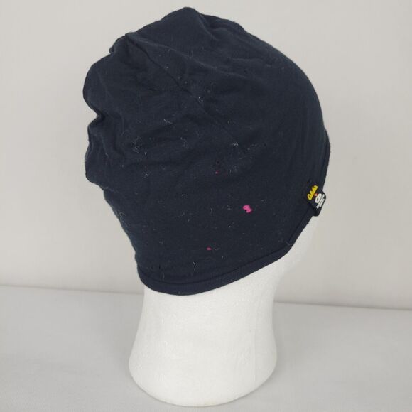 Icebreaker X Cabelas Merino Wool Beanie Hat One Size Reversible Black Pink FLAWS - Picture 14 of 16